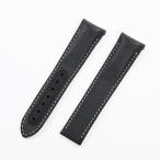 オメガ ブラック レザーストラップ 21-18mm 時計用パーツ 032CUZ004037  ブラック レディース 未使用品