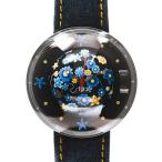 マゼラン 1521コレクション ブルーフラワーズ 腕時計 1521.BSX.FLF.J13  ブラック メンズ 中古A品