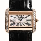 カルティエ ミニタンクディヴァン 腕時計 WA302471  ホワイトシェル レディース 中古A品