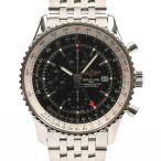 ブライトリング ナビタイマー ワールド 腕時計 A242B26NP  ブラック メンズ 中古A品