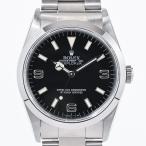 ショッピングロデオドライブ ロレックス エクスプローラーI ブラックアウト 腕時計 14270 E番 ブラック メンズ 中古A品