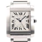 カルティエ タンクフランセーズLM 腕時計 WSTA0067  シルバー メンズ 中古SA品