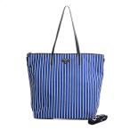 プラダ 2WAYトート トートバッグ 1BG189 ブルー レディース 中古A品