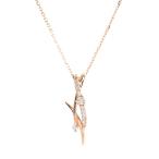 ダイヤ ネックレス ダイヤ0.2ct 4.2g レディース 中古A品