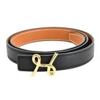 エルメス コールバロック ベルト ブラック レディース 中古A品