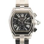 カルティエ ロードスターXL クロノグラフ 腕時計 W62020X6  グレー メンズ 中古A品