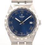 チューダー/チュードル ロイヤル 38mm 腕時計 28500 ブルーローマン メンズ 中古A品