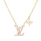 ルイヴィトン LVアイコニックエナメル ネックレス M01215 ピンク レディース 中古A品