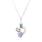 ミキモト タンザナイト ネックレス ネックレス レディース 中古A品
