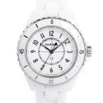 シャネル J12 33mm 腕時計 H5698 ホワイト レディース 中古A品