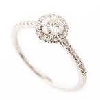 ダイヤ リング ダイヤ0.388ct ダイヤ0.23ct 17号 2.8g レディース 中古A品