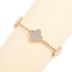 ヴァンクリーフアーペル ヴィンテージアルハンブラ ブレスレット  チェーン長さ(留め具含):約18cm/チャーム:約W14xH14mm