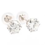 ダイヤ ピアス ダイヤ0.349/0.332ct 0.6g レディース 中古A品
