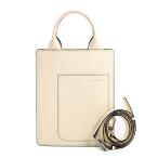 ヴァレクストラ ボクシィマイクロ ハンドバッグ   ホワイト レディース  中古AB品