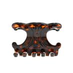 セリーヌ ラージヘアクロー 他小物  46Y856 ブラウン レディース  中古A品