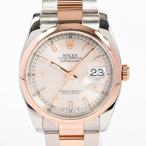 ロレックス デイトジャスト 腕時計 116201 V番 シルバー メンズ 中古A品