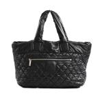 シャネル コココクーンMM トートバッグ  A48611 ブラック レディース  中古B品