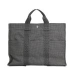 エルメス エールラインMM トートバッグ   グレー ユニセックス  中古A品