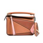 ショッピングロエベ ロエベ パズルバッグミニ ショルダーバッグ  322.30OU95 タン レディース  中古A品