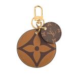 ルイヴィトン ポルトクレイリュストレ キーホルダー  M69317 ブラウン ユニセックス  中古A品