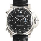 パネライ ルミノール クロノ 腕時計 PAM01109 X番 ブラック メンズ 中古A品