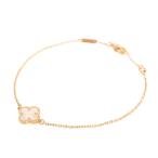 ヴァンクリーフアーペル スウィートアルハンブラ ブレスレット  チェーン長さ(留め具含):約16/17.5cm/チャーム:約W9xH9mm