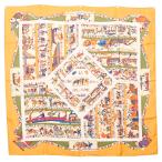 エルメス カレ90 スカーフ   イエロー レディース 中古A品