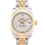 ショッピングロレックス ロレックス デイトジャスト 腕時計 179173G ランダム品番 メテオライト レディース 中古A品