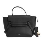 セリーヌ ベルトバッグマイクロ ハンドバッグ  189153 ブラック レディース  中古A品