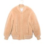 マックスマーラ テディボンバージャケット アウター   ベージュ レディース 中古A品