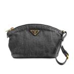 ショッピングプラダ プラダ ポーチ ポーチ  1N1856 ブラック レディース  中古AB品