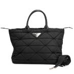 プラダ ミディアムパデッドトート バッグその他  1BG435 ブラック レディース  中古A品