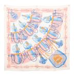 エルメス カレ90 スカーフ   ホワイト ユニセックス 未使用品