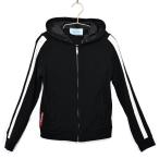 プラダ パーカー トップス  138468 R142 D8R ブラック/ホワイト レディース 中古B品