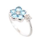 トパーズ リング  トパーズ ダイヤ0.07ct 11号 2.0g レディース 中古A品