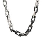 ルイヴィトン モノグラムチェーン ネックレス  M00677 ブラック メンズ  中古A品