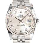 ショッピングロレックス ロレックス デイトジャスト 腕時計 116234G ランダム品番 シルバー メンズ 中古A品