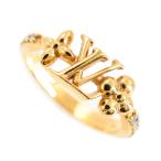 ショッピングヴィトン ルイヴィトン LVアイコニック リング  M1461M ゴールド レディース  中古AB品