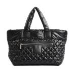 シャネル コココクーントートMM トートバッグ  A48611 ブラック レディース  中古A品