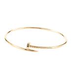 カルティエ ジュストアンクルSM ブレスレット  メーカーサイズ:18cm/幅:約10mm B6062618 レディース 中古A品