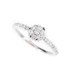 ダイヤ リング  ダイヤ0.5ct 17号 4.0g レディース 中古A品