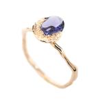 アイオライト リング  アイオライト0.8ct 16号 1.6g レディース 中古A品