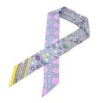 エルメス ツイリー スカーフ   ブルー ユニセックス 中古A品