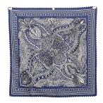 エルメス カレ55 スカーフ   ネイビー レディース 中古A品