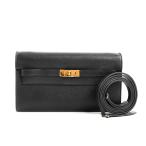 エルメス ケリートゥーゴー ショルダーバッグ   ブラック レディース Z 2021年 中古AB品