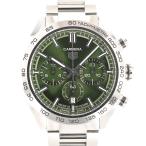 タグホイヤー カレラ キャリバー ホイヤー02 スポーツクロノグラフ 腕時計 CBN2A10.BA0643  グリーン メンズ 中古A品