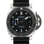 パネライ サブマーシブル 腕時計 PAM00683 V番 ブラック メンズ 中古A品