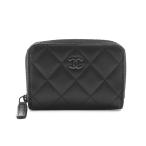 ショッピングロデオドライブ シャネル クラシックジップコインパース コインケース  AP0216 ブラック レディース  中古A品