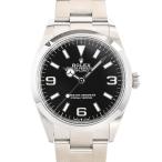 ロレックス エクスプローラー36 腕時計 124270 ランダム品番 ブラック369 メンズ 中古A品