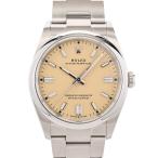 ロレックス オイスターパーペチュアル36 腕時計 126000 ランダム品番 ベージュ メンズ 中古A品